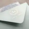 Portatarjetas de terciopelo con doble bolsillo Invitación de boda Invitación de boda Set de tres piezas Sobre Papel de invitación de boda personalizado