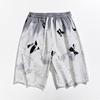 Shorts Degradados para Hombre Verano Delgados Secado Rápido Casual Deportes Pantalones Media Pierna Moda para Hombre Pantalones Media Pierna de Seda de Hielo