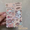 8X12 Borda Ondulada 5-6mm Furo Pequena Corrente Pingente Cartão de Suporte Material DIY Embalagem Cartão de Exibição Cartão de Papel