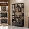 Estante de Exhibición Estilo Chino para Oficina, Sala de Té, Sala de Estar, Divisor, Vestíbulo, Vinoteca, Librero, Exhibición y Almacenamiento