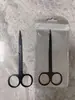 Venta Directa de Fábrica Tijeras de Belleza de Acero Inoxidable, Tijeras Alargadas, Tijeras para Recortar Cejas, Tijeras de Belleza Rectas, unas Tijeras para Cejas