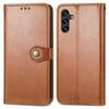 Capa de couro com flip magnético para celular Samsung A13, capa para celular Samsung Galaxy A52/72