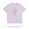 Estilo Preppy Elegante de Nicho Camiseta de Manga Corta para Mujer Primavera y Verano Nueva Camiseta 100% Algodón Ropa de Trabajo para Hombre Ropa Exterior Tops para Pareja Camiseta Tee