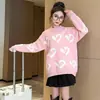 Suéter Infantil Inverno 2026 Nova Roupa Outono e Inverno Estilosa Roupa Infantil Crianças Mais Velhas Tricô Espesso Camada Base para Menina