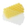 Hielera de 37 celdas lista para usar del fabricante, hielera de silicona con forma de panal con tapa, hielera creativa para bricolaje, molde hexagonal fácil de desmoldar