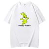 Procesamiento Camisa Publicitaria Personalizada para Hombre 200g Algodón Peinado Manga Corta Cuello Redondo Hombro Caído Media Manga Holgada Talla Grande