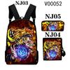 Mochila Fire Shadow nueva mochila transfronteriza traje de tres piezas caricatura moda hombres y mujeres estilo callejero universitario