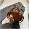 Bolsa Pequeña Retro Esmerilada para Mujer 2026 Nueva Popular Versátil para Otoño e Invierno Bolso Cruzado Súper Caliente Bolso de Mano Boston
