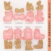 Mini Moldes para Galletas de Dibujos Animados Sanrio Hogareños Moldes de Sandía Estéreo 3D Corte a Presión Horneado de Fondant Hecho a Mano