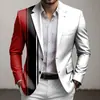 Chaqueta de Traje de Fiesta de Dos Botones con Impresión Digital 3D Top Casual Venta Directa de Fábrica Origen Venta Caliente Transfronteriza Otro