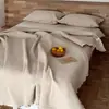Colcha minimalista y cómoda estilo coreano lavada, colcha acolchada de una sola pieza, juego de tres piezas, manta para sofá de oficina y aire acondicionado