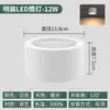 Luminária de Teto Embutida para Lojas e Escritórios, Uso Comercial, Luz LED Branca de 15W Montada no Teto, Luz LED de 24W Montada na Superfície Sem Luz Principal, Luminária Pendente de Teto