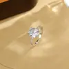 Anillo Brillante de Circonita Cúbica, Joyería de Nicho de Alta Gama, Anillo Ajustable Versátil de Moda Más Vendido 2026