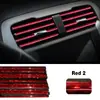10 Piezas Decoración de Rejilla de Ventilación de Aire para Coche Adhesivo de Recorte Tira Decorativa Estilo U para Salida de Aire Acondicionado Decoración de Coche