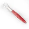 Raspador de Lengua Abierto de Acero Inoxidable Mancha Cepillo Limpiador de Recubrimiento Lingual Raspador de Lengua Tricolor Herramienta Personal de Cuidado Bucal para el Hogar