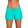 Shorts de Yoga de Verano Estilo Europeo y Americano, Bañador Conservador para Mujer con Cordón, Talla Grande, Shorts de Natación Frescos y Delgados