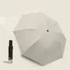 Paraguas Grande para Protección Solar y de Lluvia, Adecuado para Hombres y Mujeres, Estudiantes, Plegable, Reforzado, Resistente al Viento, Paraguas para Dos Personas, Duradero, con Recubrimiento Negro