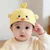 Chapéu de Sol para Bebê para Primavera e Outono, Boné fino de Secagem Rápida com Proteção Solar para Meninos e Meninas, Boina Amarela de Pato para Menininhas