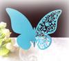 Tarjeta decorativa de San Valentín de AliExpress, pegatina de pared con mariposa 3D estéreo, taza hueca láser, tarjeta de asiento, venta al por mayor