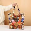 Publicidad bolso de mano de verano nuevo personalizado gran capacidad multifuncional Viaje Ocio plegable pequeño bolso de mano bolsa de compras de comestibles