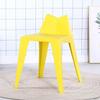 Moda de celebridad en línea plástico de repuesto engrosado hogar adulto silla de comedor moderna nórdica respaldo creativo simple