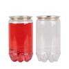 Botella de burbujas desechable sellada con tapa, latas de cinco esquinas, botella de bebidas para jugo, botella de plástico PET sellada para leche y té.