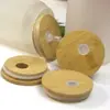 Procesamiento Taza de Sublimación con Tapa de Bambú Personalizada Taza de Coca-Cola Lata de Coca-Cola Tapa de Bambú Tapa de Bambú Tapa de Madera Anillo de Silicona Tapa Selladora