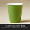 Taza de té pequeña de cerámica de color sólido Rojo Ciudad Prohibida para uso doméstico, Taza de degustación de té de alto valor, Taza de té individual, Juego de té Kung Fu