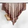 Bufanda Cuadrada Grande de Algodón y Lino con Borlas y Cadena Estilo Old Money para Mujer, Bufanda Versátil de Moda Otoño e Invierno, Bufanda de Seda, Chal Cálido a Prueba de Viento para Mujer