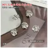 Decorações de Nail Art em Strass Dourado em Formato de Borboleta, Brilhantes Champagne Vermelho Coração Torto em Ângulo Reto Acabado Acessórios de Diamante