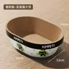 Rascador para gatos profundo, duradero y resistente al desgaste, no suelta residuos, cuenco rascador para gatos de cartón corrugado engrosado, cama para gatos integrada, venta al por mayor
