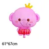 Nuevo producto transfronterizo: globos de mariposa estilo ins, globos de coche de princesa, globos de flores, globos de corona de Navidad, globos de cumpleaños