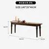 Mesa de Comedor Retro de Madera Maciza Francesa Americana Combinación de Mesa y Sillas Apartamento Pequeño Estilo Antiguo Hogar Mesa Rectangular Mesa de Comedor
