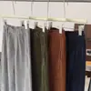 Nuevos pantalones casuales rectos de moda estilo coreano para mujer, cintura elástica con cordón, para principios de otoño de 2026, holgados, adelgazantes, versátiles, largos