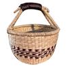 Cesta Tejida a Mano de Algas Marinas de Vietnam Elementos Africanos Estilo Ins Decoración Compras Picnic Cesta Portátil Cesta de Almacenamiento de Escritorio