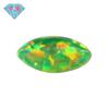 Anillo Huagang Gem Caballo Forma de Ojo OPALO OPALO Sintético Cara de Anillo Piedra Desnuda Color Fuego Artificial OPALO Fondo Plano Diamante OP21