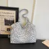 Bolso de Hombro de Mujer de Moda con Estampado de Leopardo Otoño 2026, Bolso Tote de Gran Capacidad para el Trabajo, Bolso Cruzado de Moda y Versátil