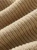 Bestseller transfronterizo: Suéter de punto fino de canalé de color liso, top de punto de murciélago sin hombros para mujer de talla grande, otoño e invierno, europeo y americano