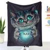 Manta de franela con impresión 3D exclusiva transfronteriza, manta plegable, manta para la siesta, manta para aire acondicionado, manta engrosada, estilo gato soñador