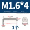 Tornillos de Cabeza Plana Delgada niquelados, de Forma Delgada, de Borde Delgado, Cabeza Plana Grande, Cabeza Plana Negra, Tornillos Phillips, Cabeza Plana M2M3M4M5M6