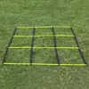 Escada de Agilidade Multifuncional de Grade de Nove Quadrados Treinamento Físico Escada Macia Dobrável Obstáculo de Salto Escada de Corda Escada de Treinamento de Futebol