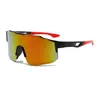 Gafas Deportivas para Exteriores Ciclismo Cortavientos Montura Grande Gafas de Sol Parasol para Hombres y Mujeres Gafas de Sol Coloridas Europeas y Americanas Gafas de Motocicleta