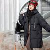 Jaqueta de plumas para meninas direto da fábrica infantil longa média e grande infantil 2024 novo estilo ocidental meninas inverno estilo feminino