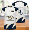 Transfronterizo 2024 explosiones AliExpress wish Amazon nuevo impresión digital 3D NHL playera tipo polo corta comercio exterior