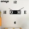 Amazon transfronterizo decoración creativa de reloj de pared para sala de estar acrílico DIY reloj europeo digital adhesivo de pared reloj