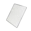 Fabricante de Rejillas para Barbacoa al Aire Libre Venta al por Mayor Galvanizada Parrilla de Barbacoa Desechable Hoja de Malla Rectangular para Barbacoa