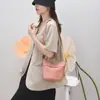 Bolso Cruzado Texturizado para Mujer para Exteriores, Bolso Cubo Casual Ligero y Versátil, Bolso para Viajes al Trabajo, Bolso de Hombro para Teléfono Móvil de Viaje