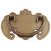 Alças Pequenas de Cobre Estilo Chinês Alças de Morcego Antigas de Cobre Puro Alças Cruzadas de Cobre Acessórios de Cobre para Móveis Antigos Puxadores de Cobre para Gaveta Armário Porta