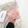 Bolsa de Gelatina para Mujer 2023 Nueva DIY Patrón de Cocodrilo Bolso Pequeño Bolso de Cadena Bolso Cruzado Bolso Pequeño de Princesa Billetera para Niños