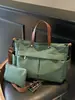 Bolso Tote Súper Popular para Mujer, Gran Capacidad, Nuevo Modelo 2026, Bolso para Computadora para Viajes Diarios para Mamás, Bolso de Lona de Nylon para Estudiantes que Asisten a Clase